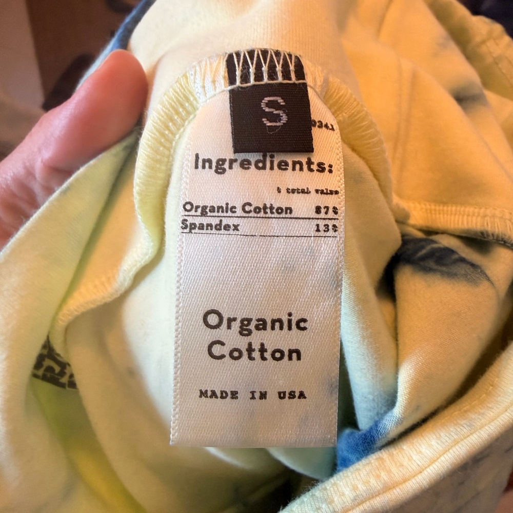 100% organic cotton groceries organic cotton tie dye workout set - Picture 5 of 5